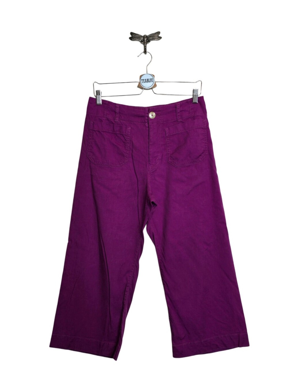 Maeve Colette European Linen Stretch High-Rise Wide-Leg Pants 8p - Picture 2 of 13